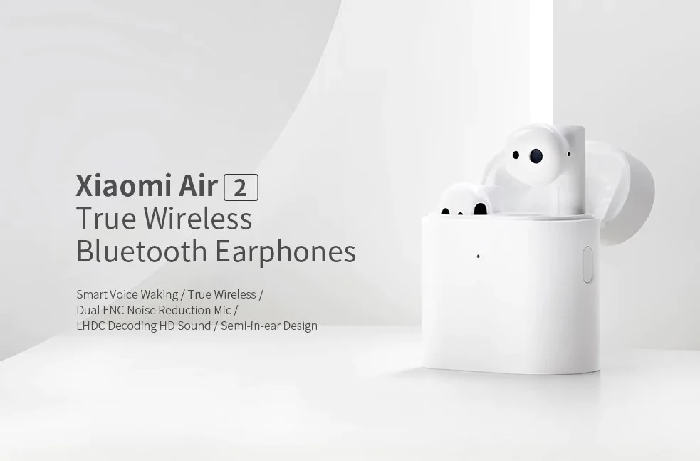 Xiaomi Air 2 TWS Wireless bluetooth 5.0 Earphone with Charging Box